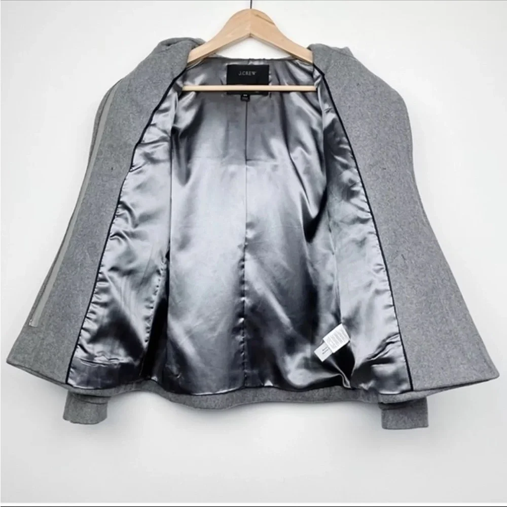 J. Crew gray classic duffle coat with toggles Size 12 - Picture 16 of 16